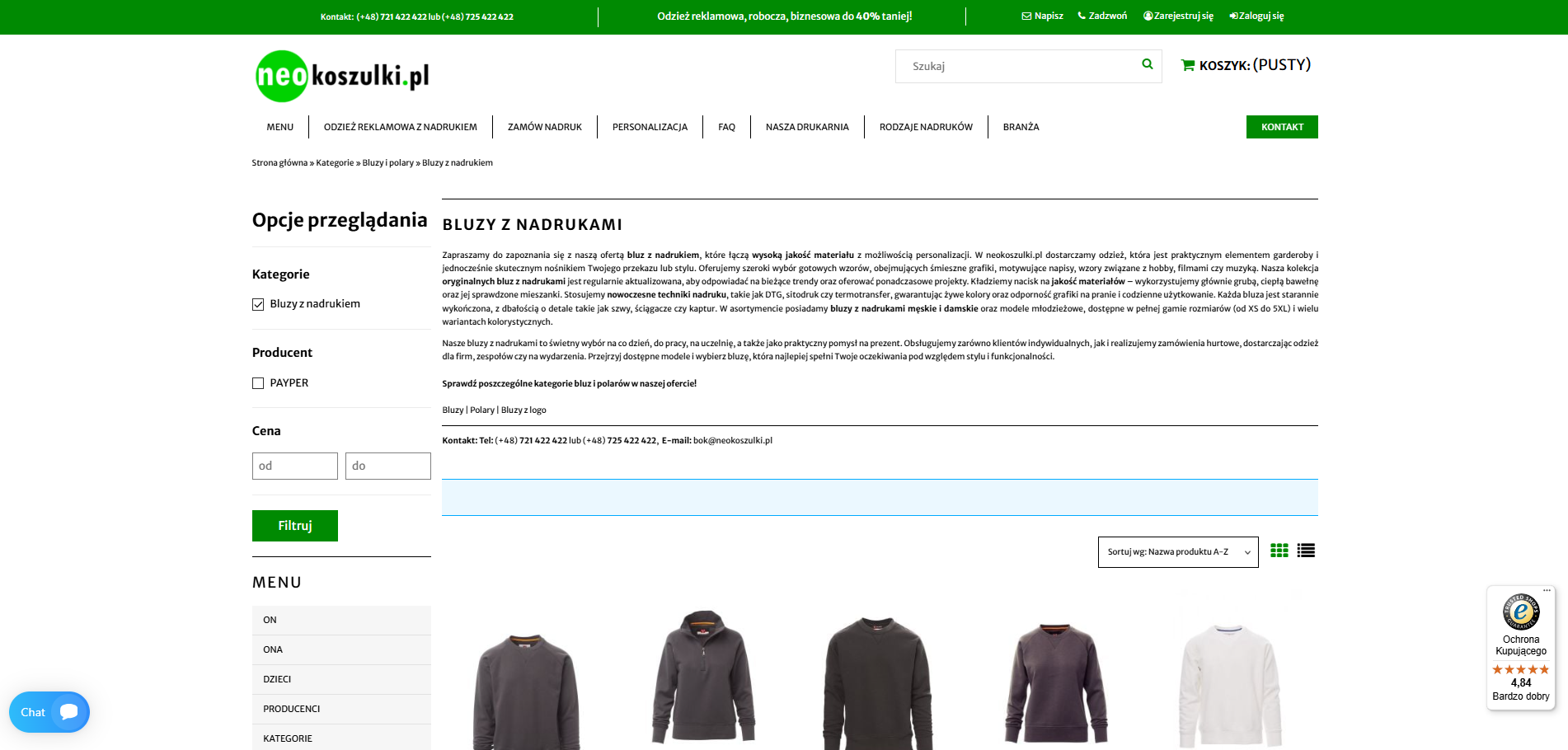 Zamawiasz bluzę z nadrukiem? Sprawdź, na co zwrócić uwagę przy projekcie