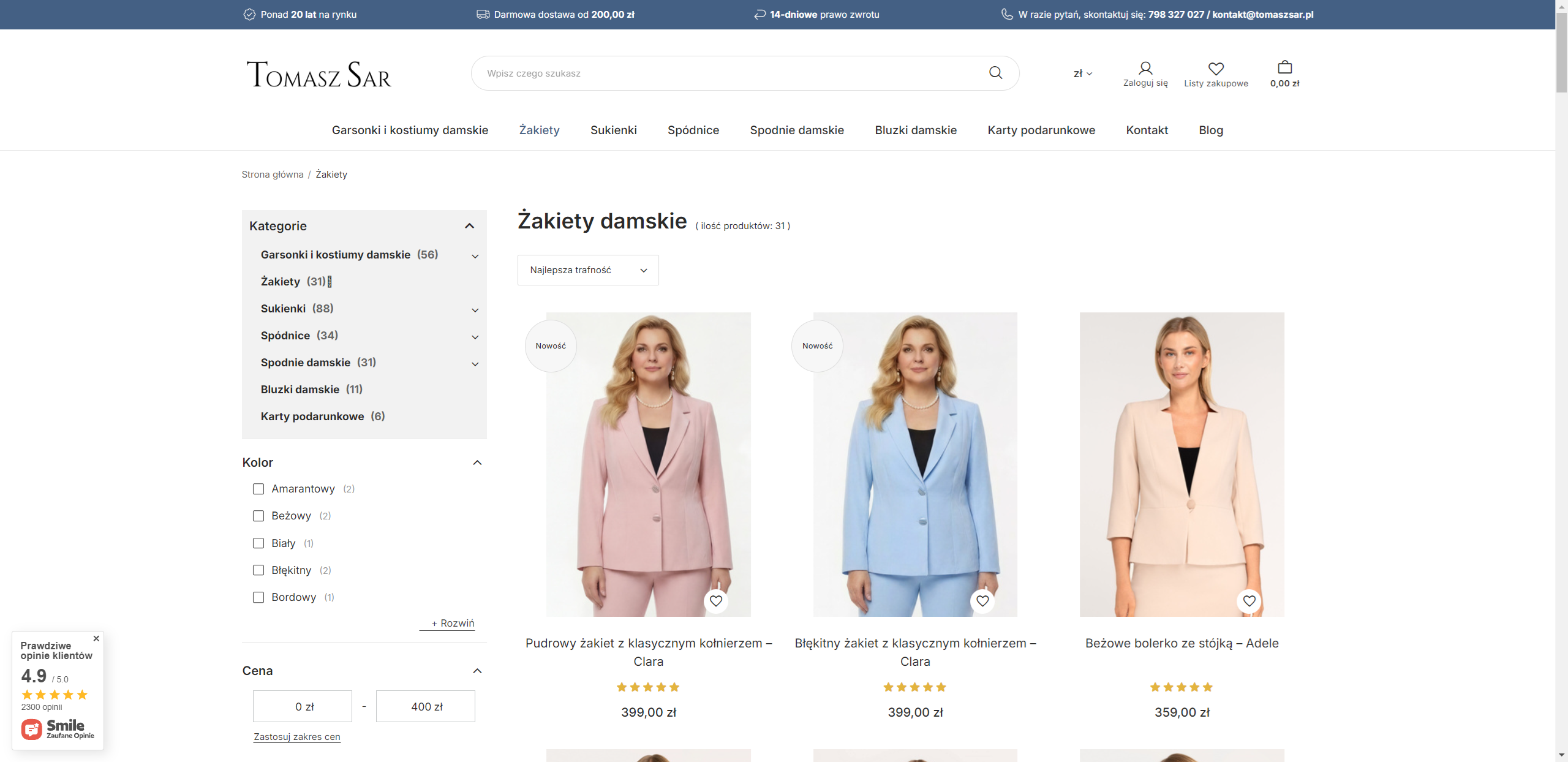 Żakiety damskie - jak dobrać fason do sylwetki?