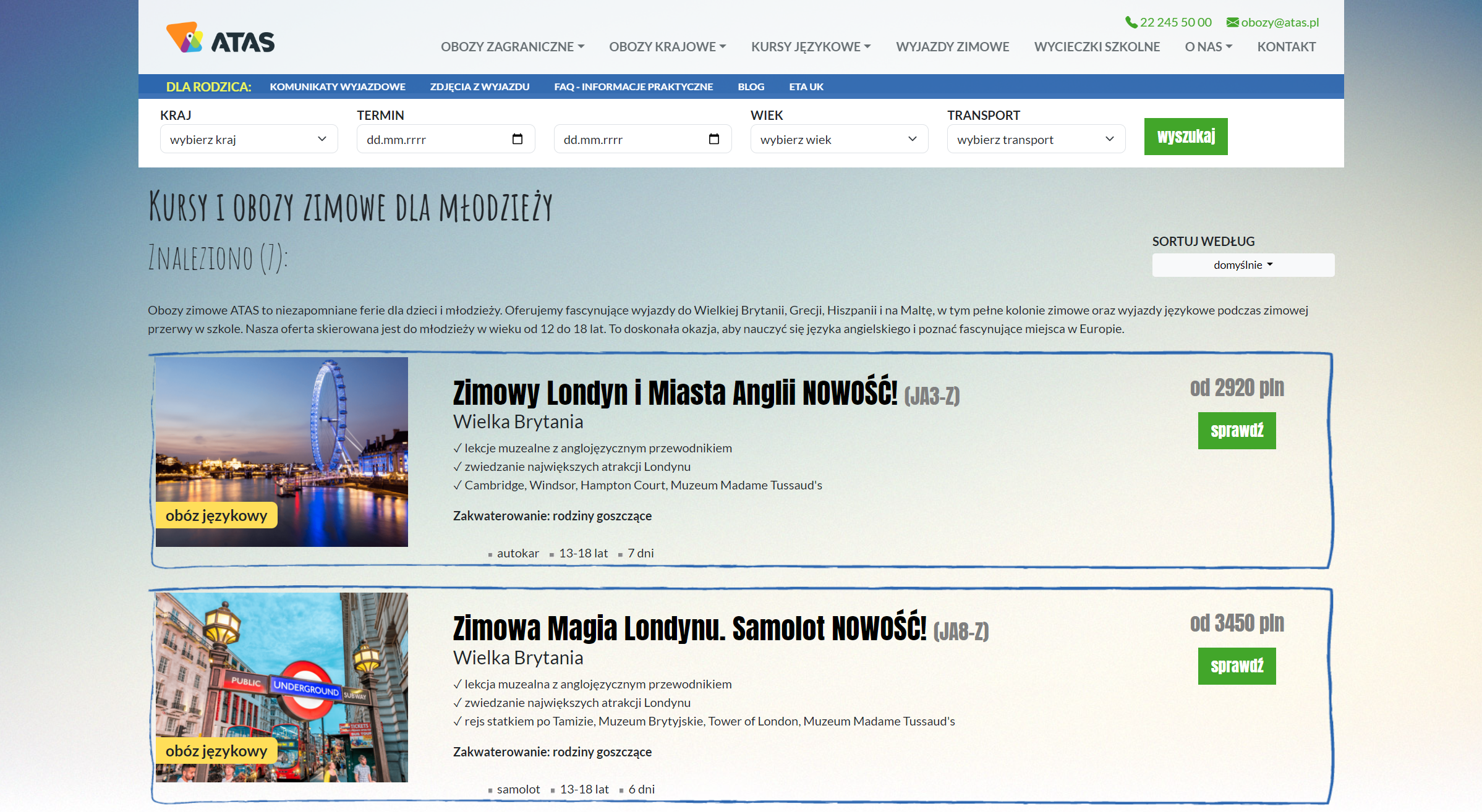 Zimowy obóz z nauką jazdy na nartach - idealny sposób na ferie