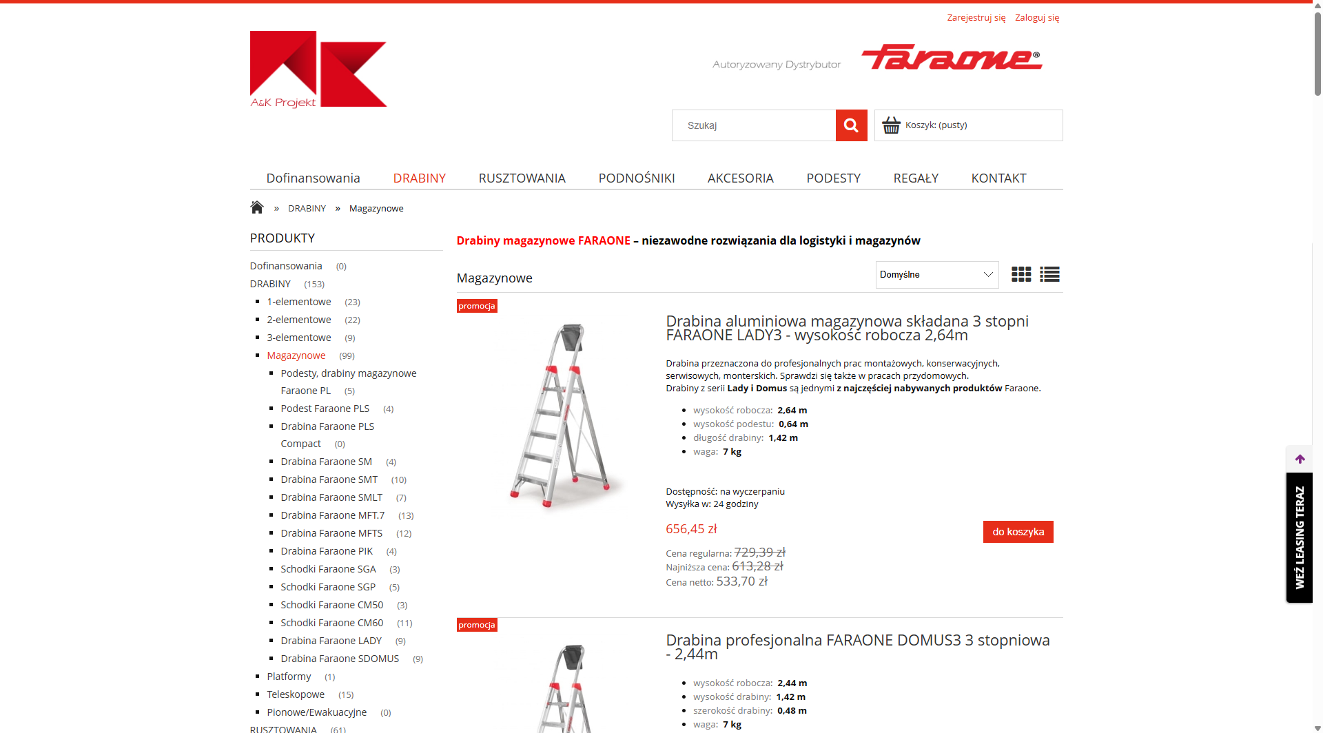 Drabina magazynowa z podestem - kiedy warto ją wybrać?