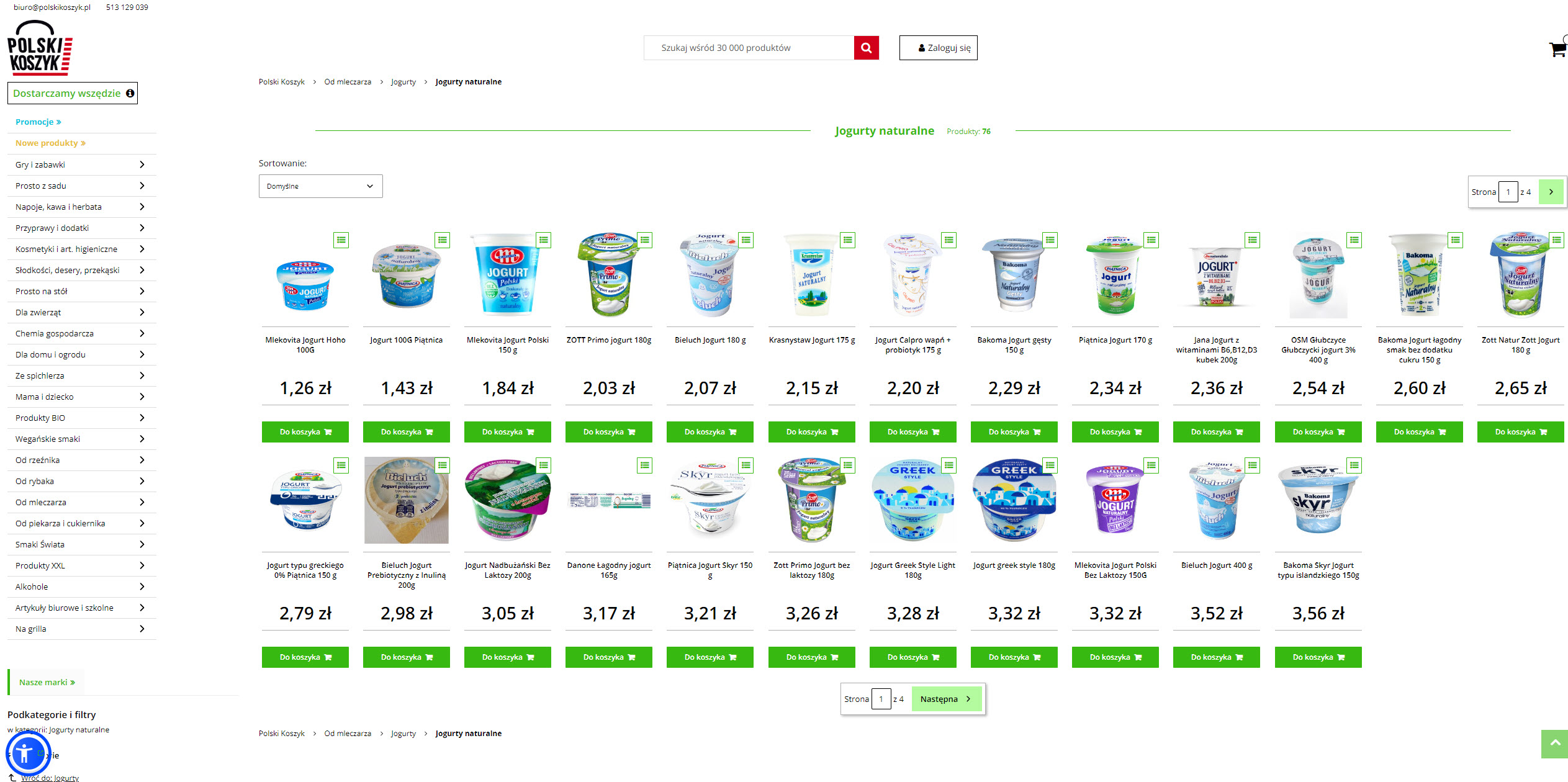 Jogurty naturalne jako baza do sosów, deserów i dań wytrawnych