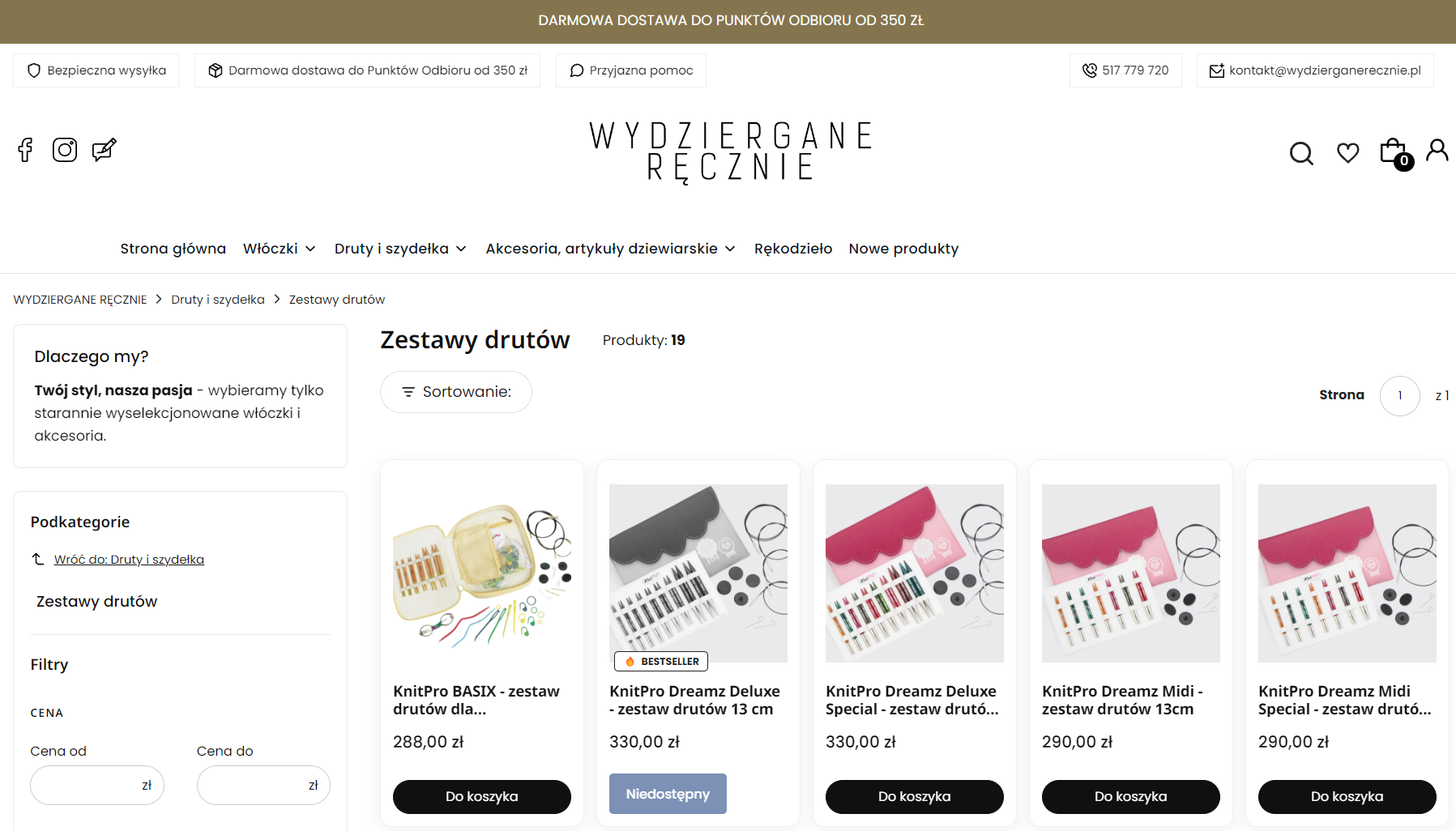 Zestawy drutów w etui - wygoda, organizacja i elegancja w jednym