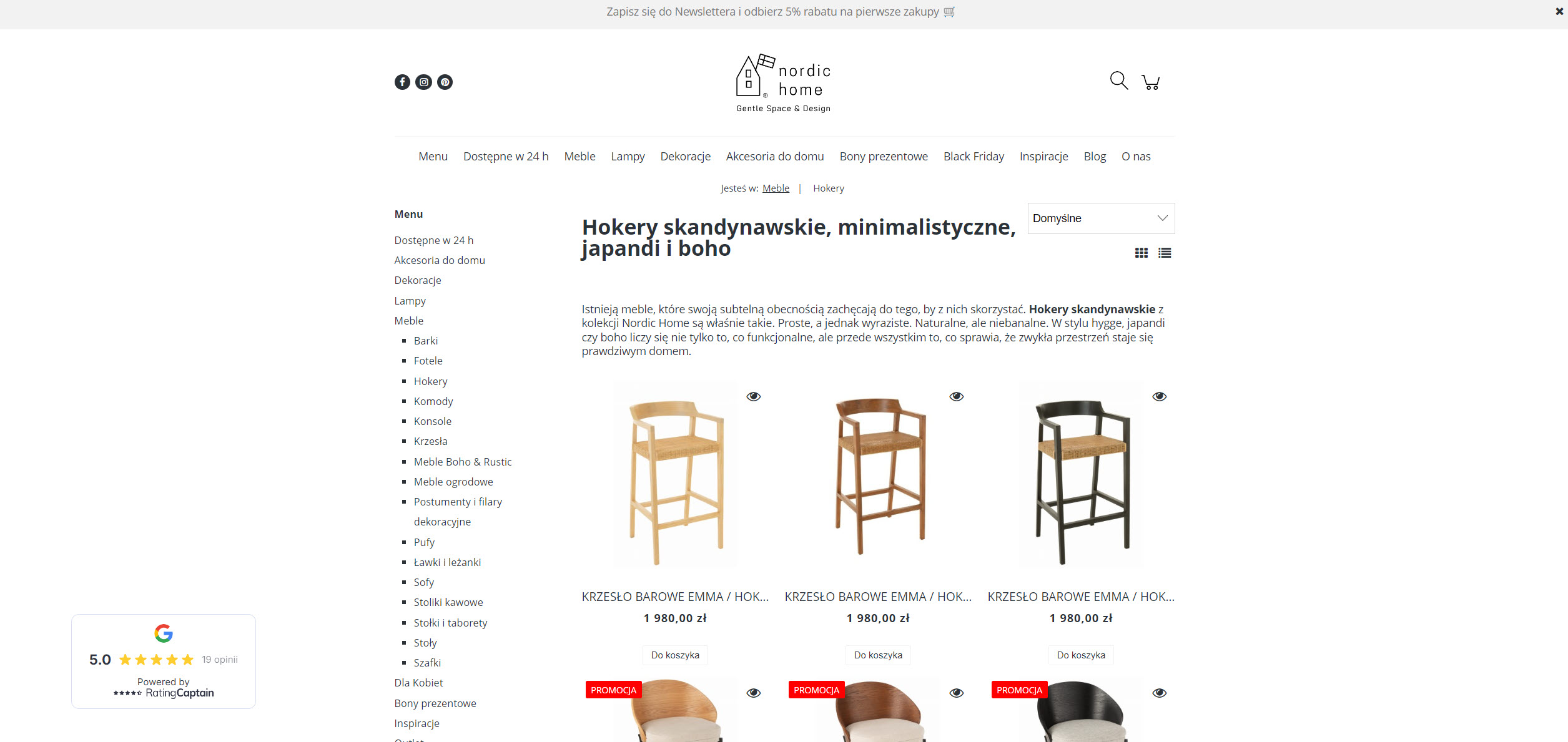 Hokery skandynawskie do wyspy kuchennej - jaka wysokość będzie najlepsza?