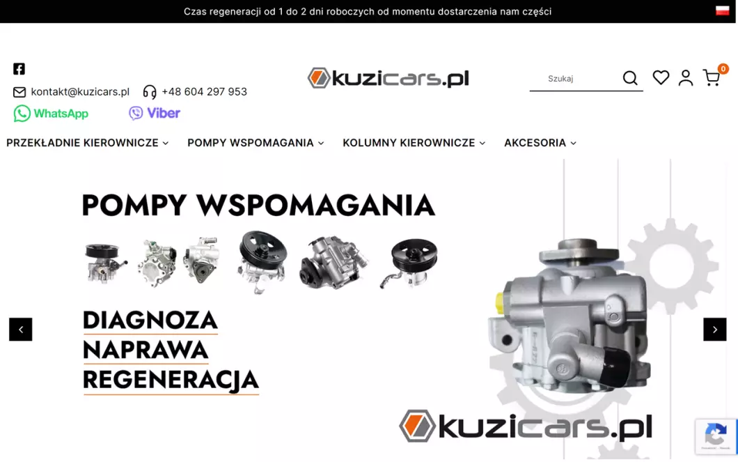 Zrzut ekranu strony