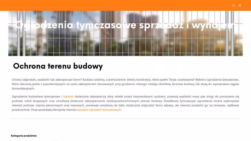 Zrzut ekranu strony